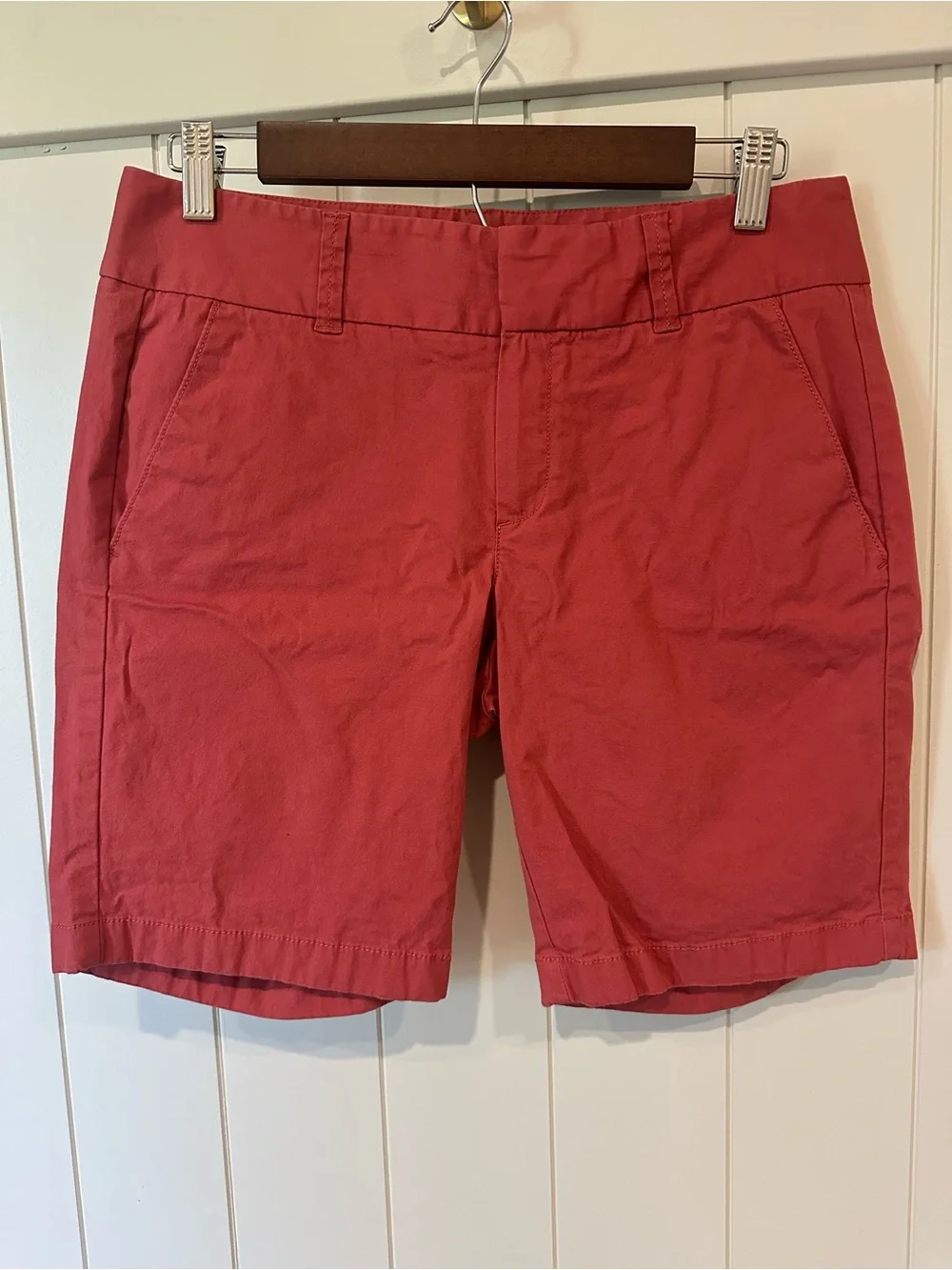 J.Crew Frankie Chino Shorts Women’s Size 4 Pink Cotton Summer Casual